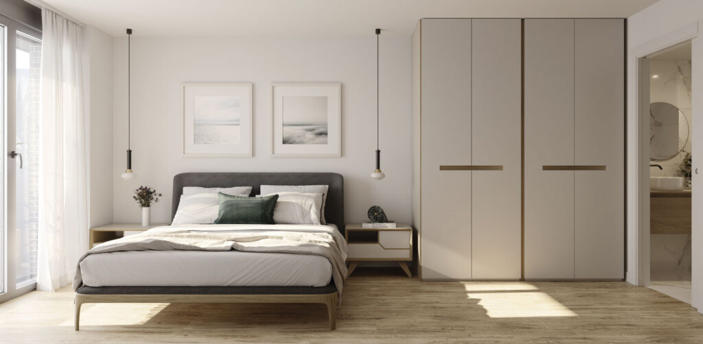 dormitorio del esdificio residencial la fuente de monzón